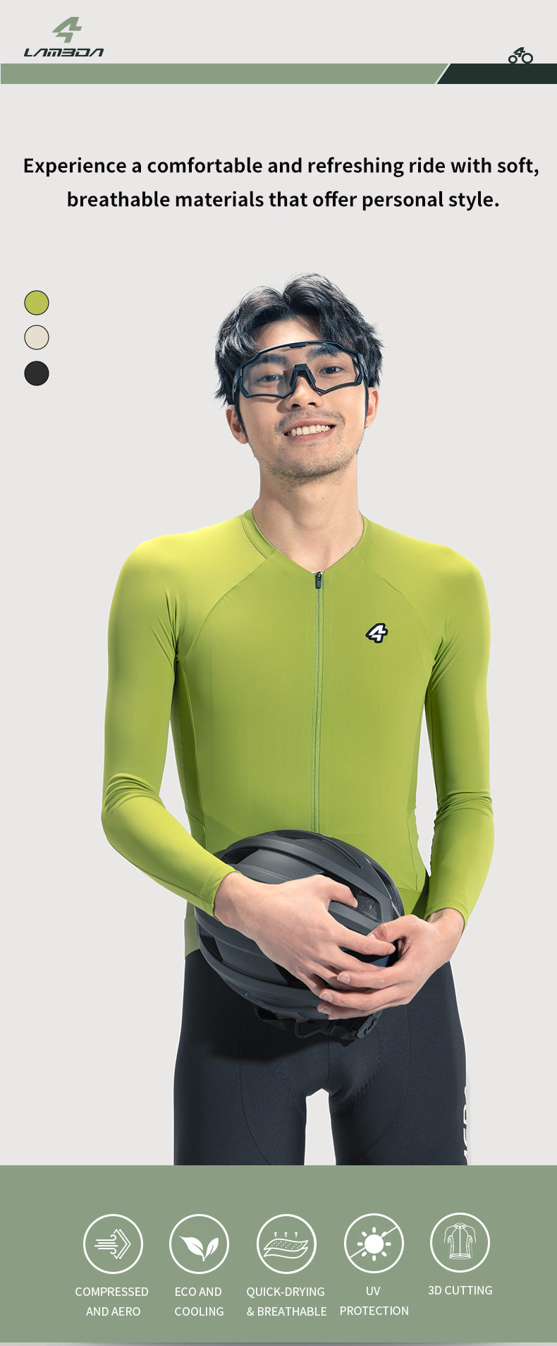 Cyclist Corner Men's Meet Mountain cycling long sleeve Jjrsey