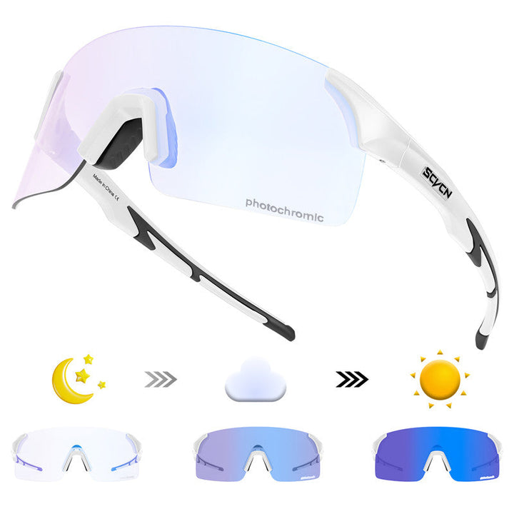 REVO Scvcn X142 Rimless Photochromic Sunglasses