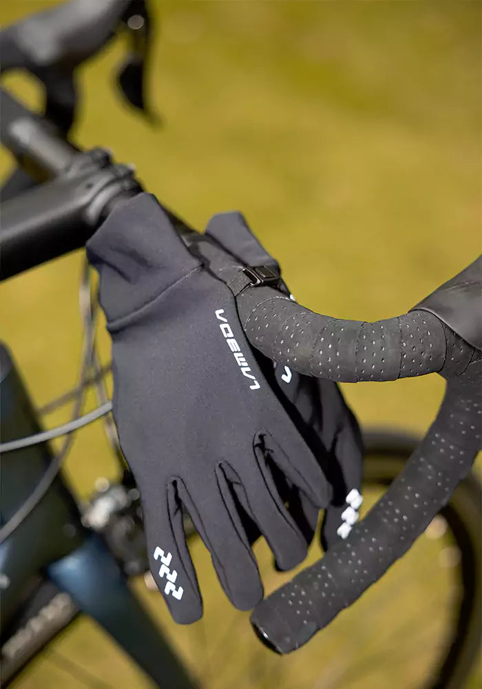 Cyclist Corner Long Finger Cycling Fleeced Gloves Touch Screen