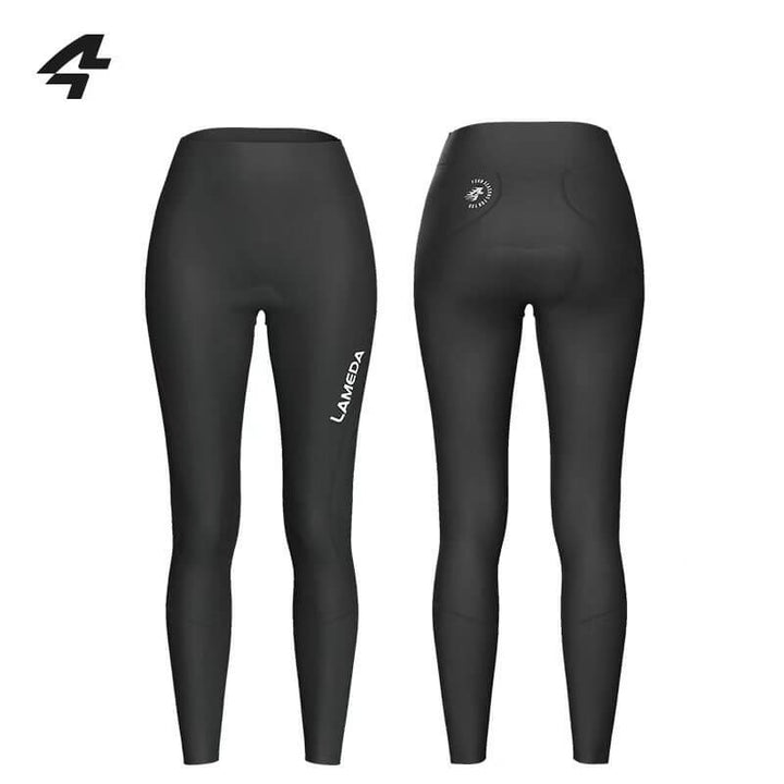 Women's Autumn And Winter Fleece Warm High Waist Cycling Pants