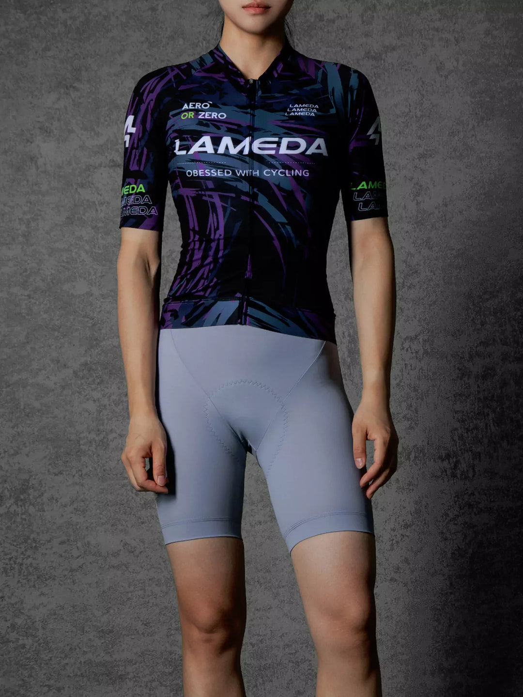 Lameda 20th Anniv. Special Women's Bib Shorts - Gray