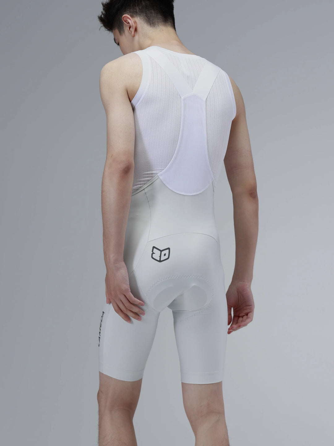 Lameda 20th Anniv. Special Men's Bib Shorts - White