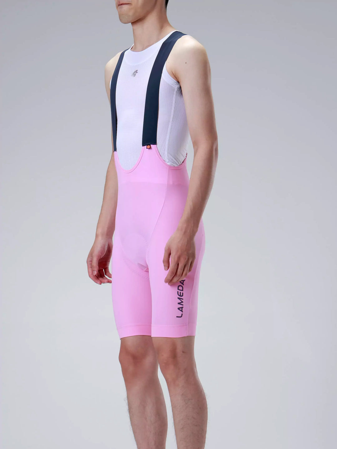 Lameda 20th Anniv. Special Men's Bib Shorts - Pink