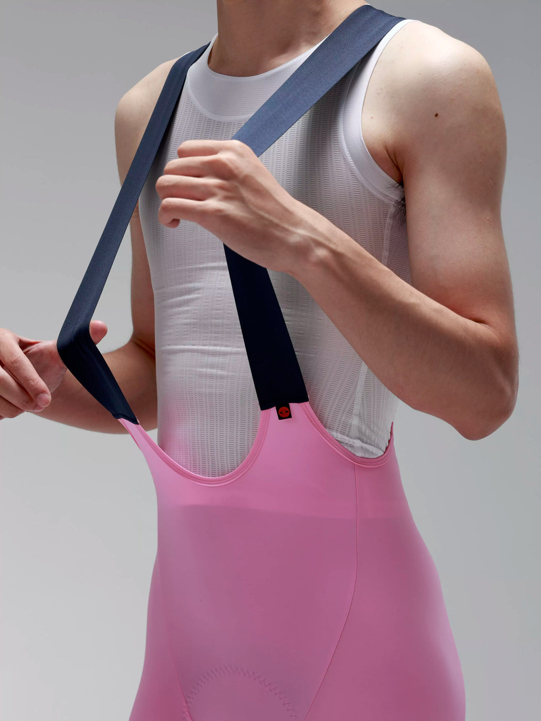 Lameda 20th Anniv. Special Men's Bib Shorts - Pink