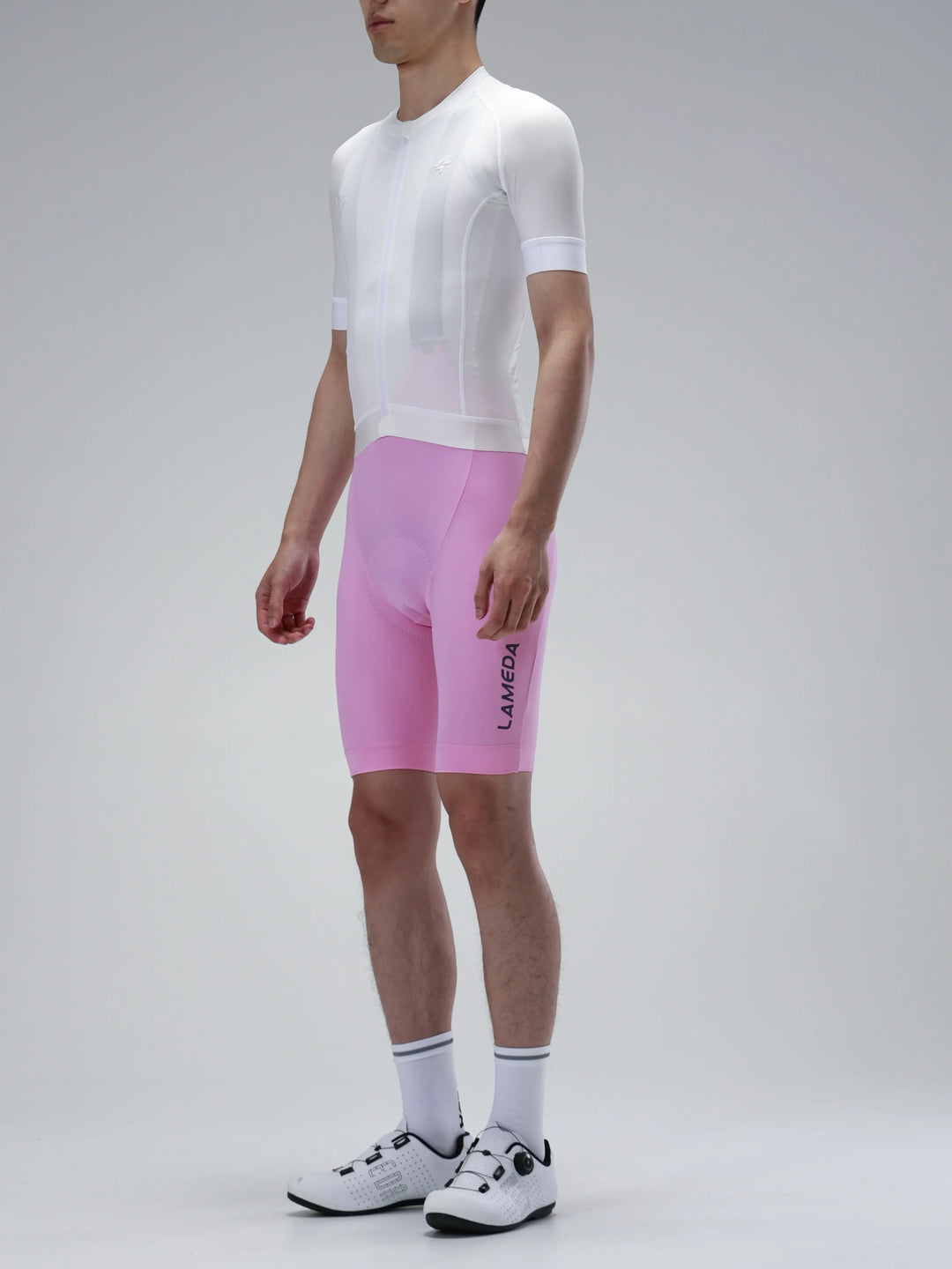 Lameda 20th Anniv. Special Men's Bib Shorts - Pink
