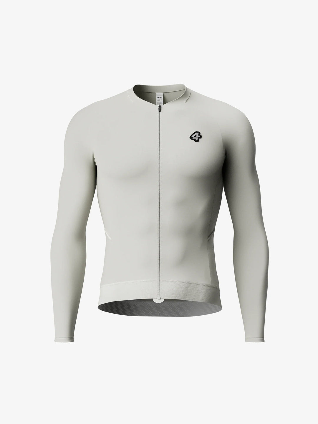 Azure Flow Men Cycling Long Sleeve Jersey - Cloud