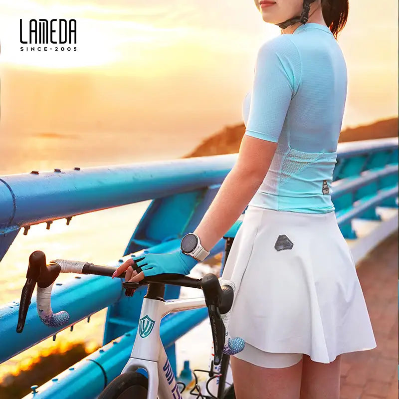 Cyclist Corner Cloud Women Cycling Skort Summer