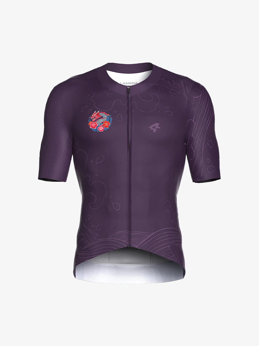 Dragon Soar Men's Cycling Jersey - Purple