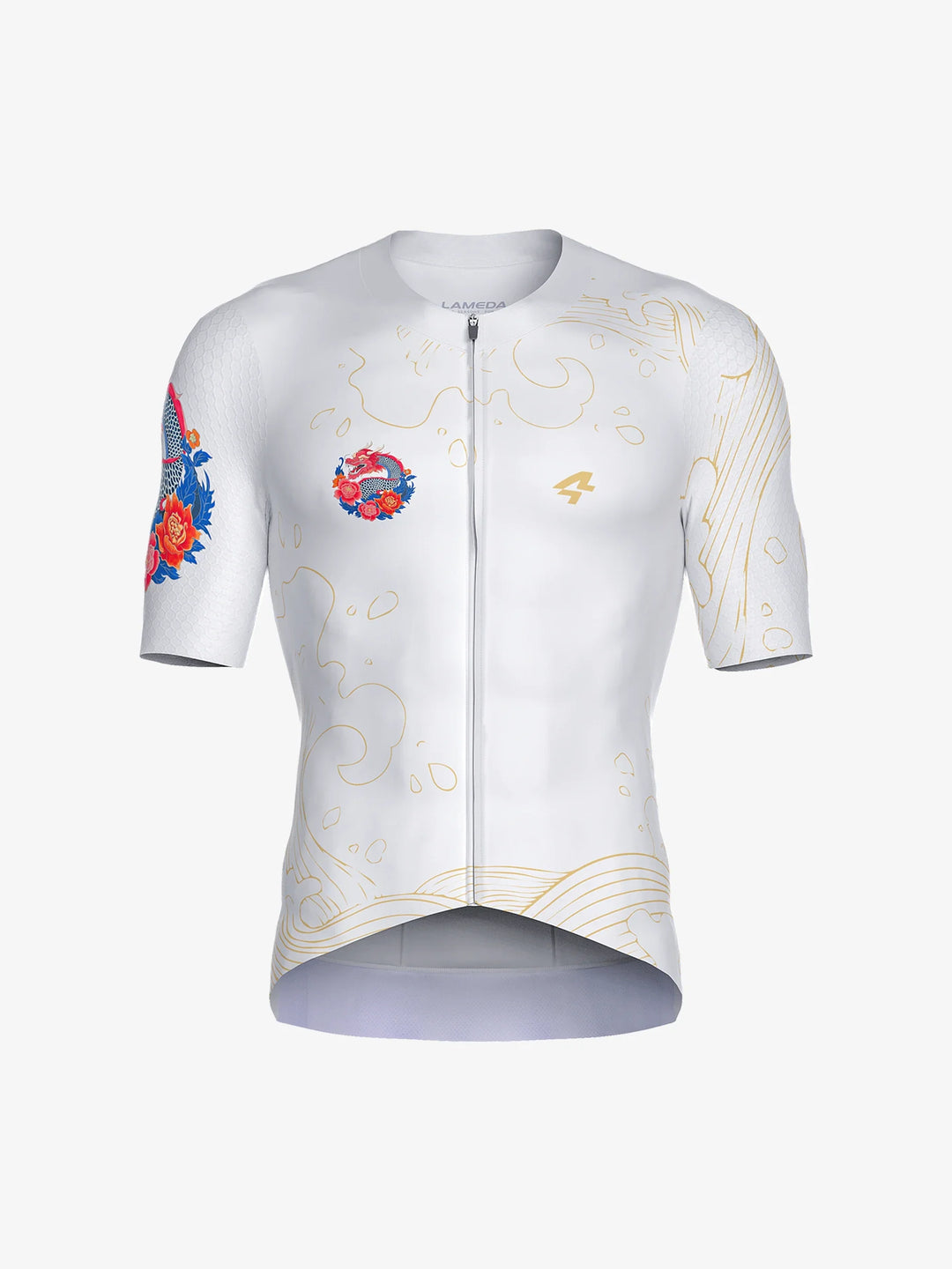 Dragon Soar Men's Cycling Jersey - White