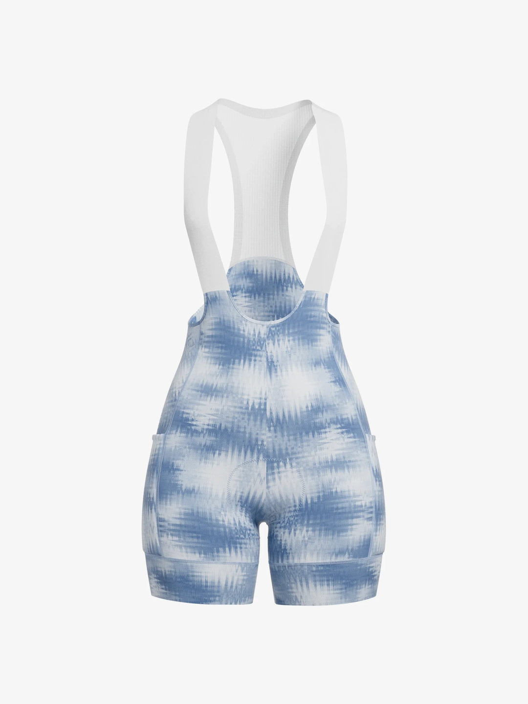 Floral Woman Cycling Bib Shorts - Ink Blue