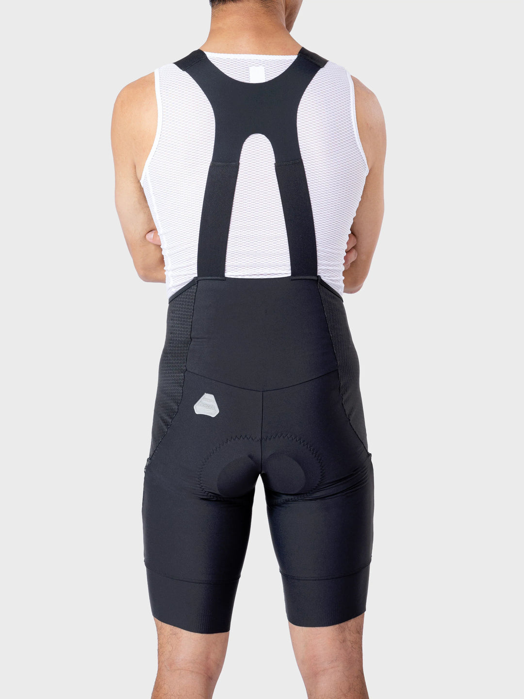 Azure Drift Men Cycling Bib Shorts - Black