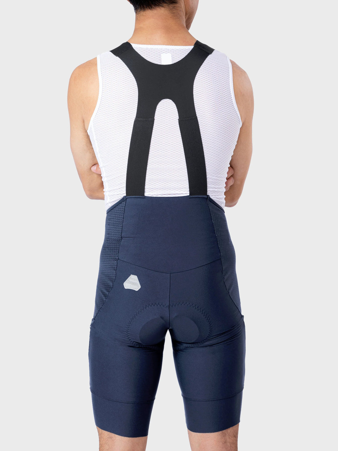 Azure Drift Men Cycling Bib Shorts - Navy