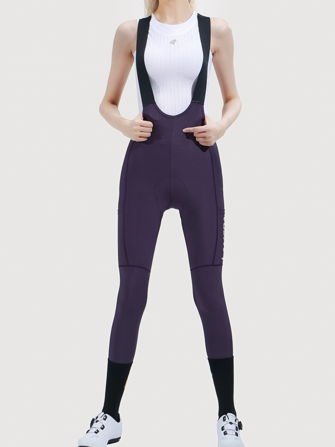 Bloom Women Cycling Bib Pants - Meadow Purple