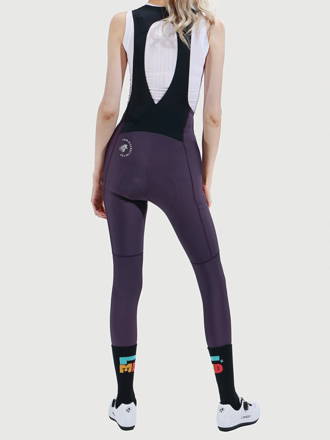 Bloom Women Cycling Bib Pants - Meadow Purple