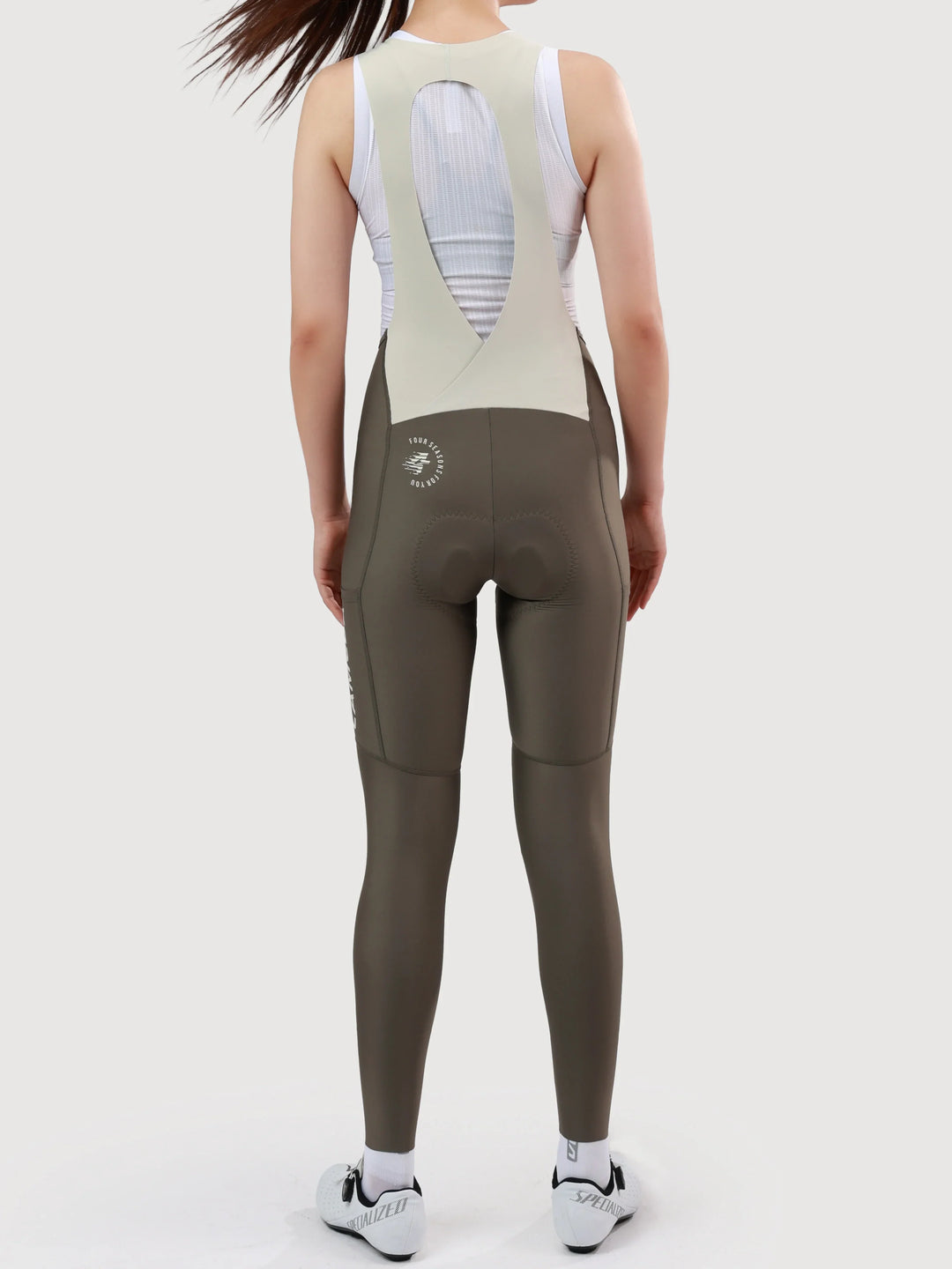 Bloom Women Cycling Bib Pants - Gray Green