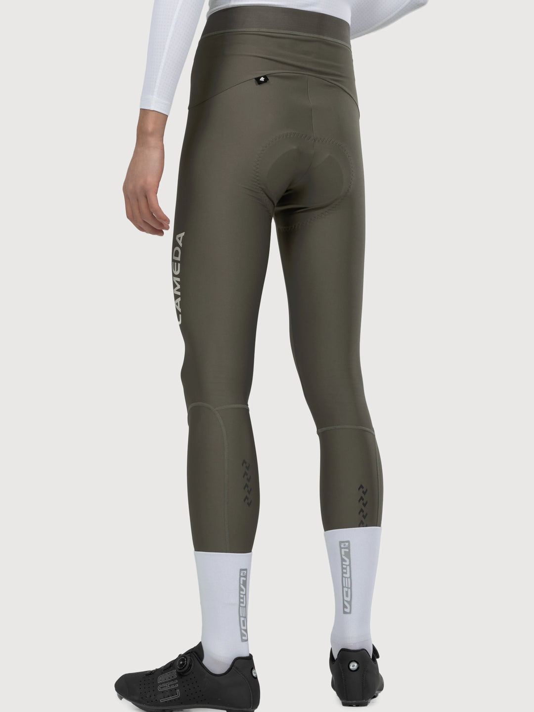 Chic Men Cycling Pants - Gray Green