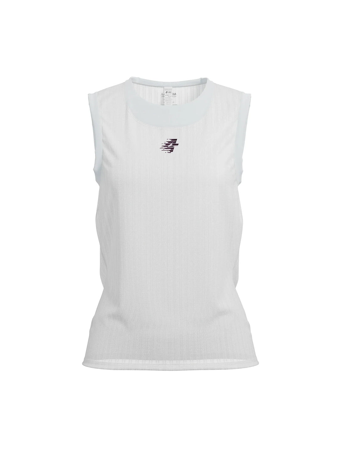 Clouds Women Cycling Base Layer Vest - White