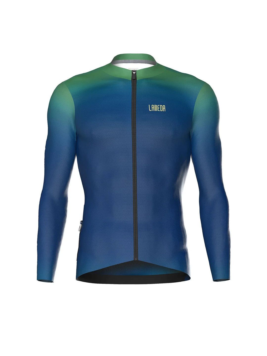 Dusk Men Cycling Jersey Long Sleeve - Lightning Blue