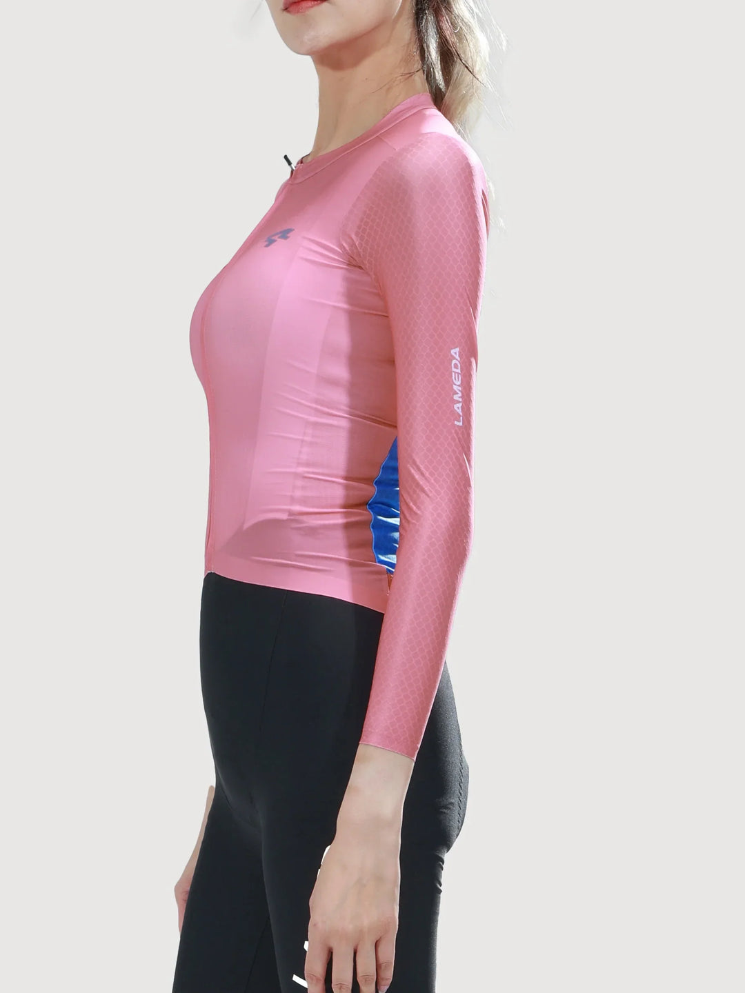 Enchanting Women Cycling Jersey Long Sleeve - Pink