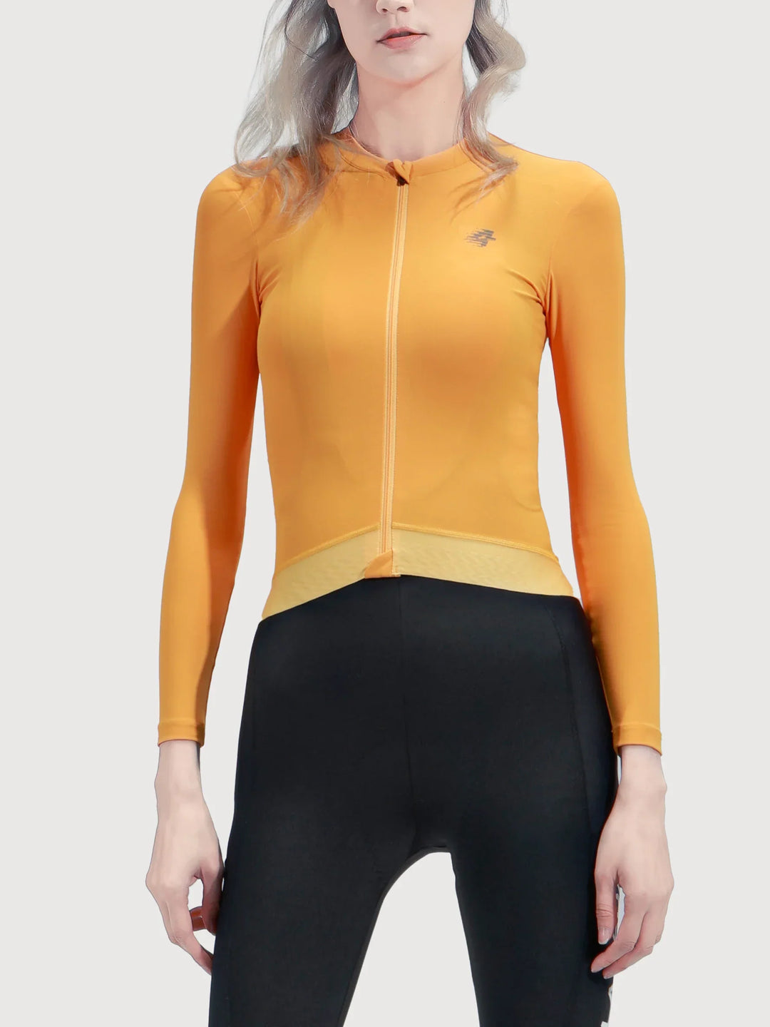 Ethereal Woman Cycling Jersey Long Sleeve - Yellow