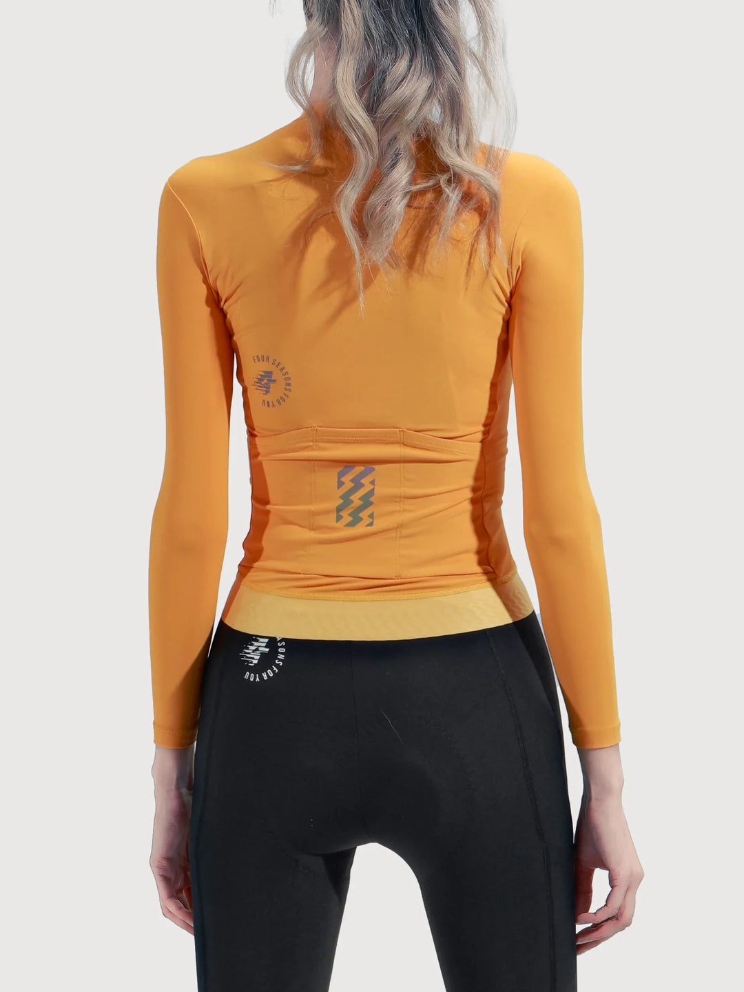 Ethereal Woman Cycling Jersey Long Sleeve - Yellow