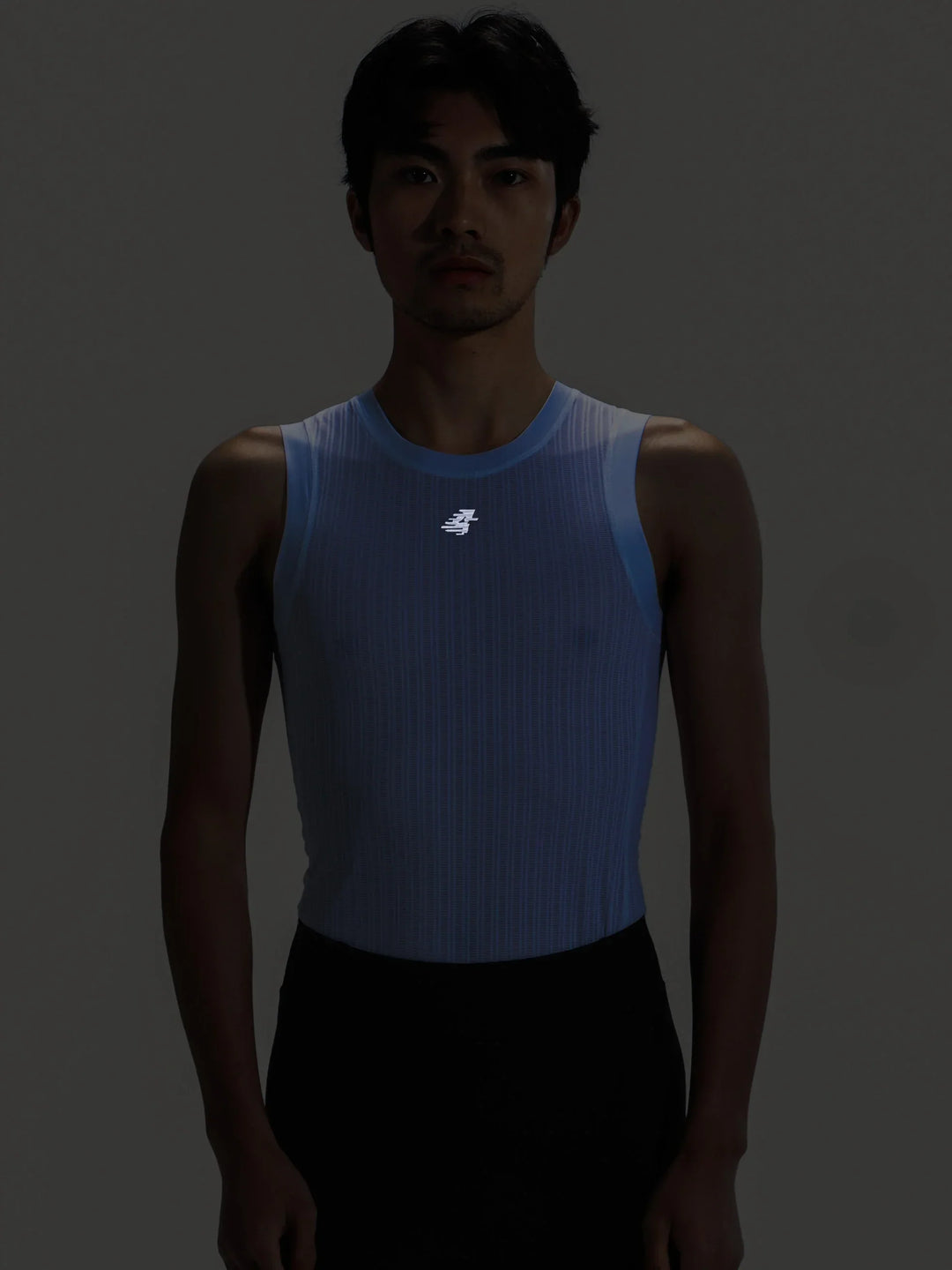 Flow Men Cycling Base Layer Vest - White