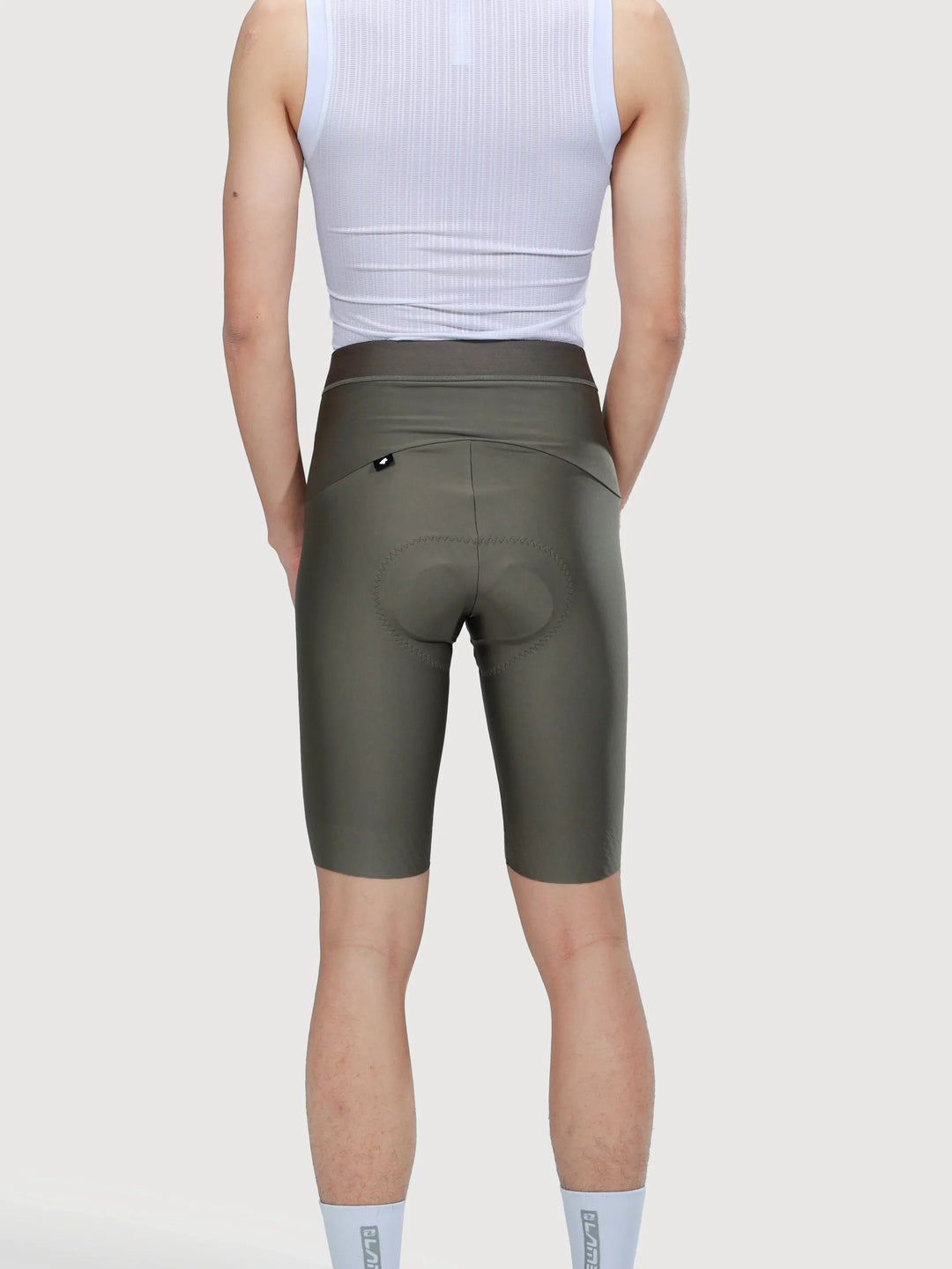 Glide Men Cycling Shorts - Gray Green