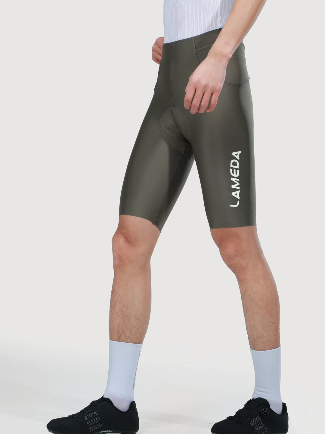 Glide Men Cycling Shorts - Gray Green