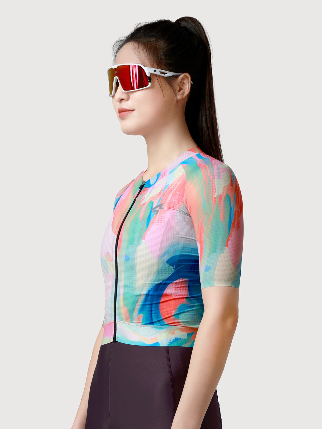 Hue Women Cycling Jersey - Smoky Blue