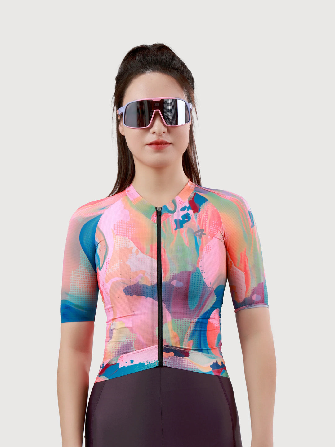 Hue Women Cycling Jersey - Smoky Pink