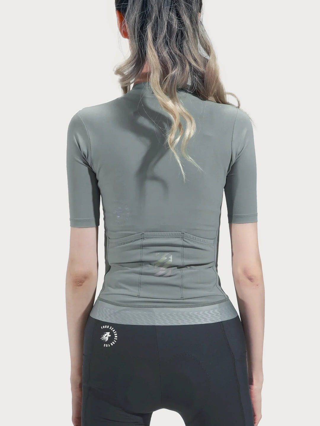 Melody Woman Cycling Jersey - Gray Olive