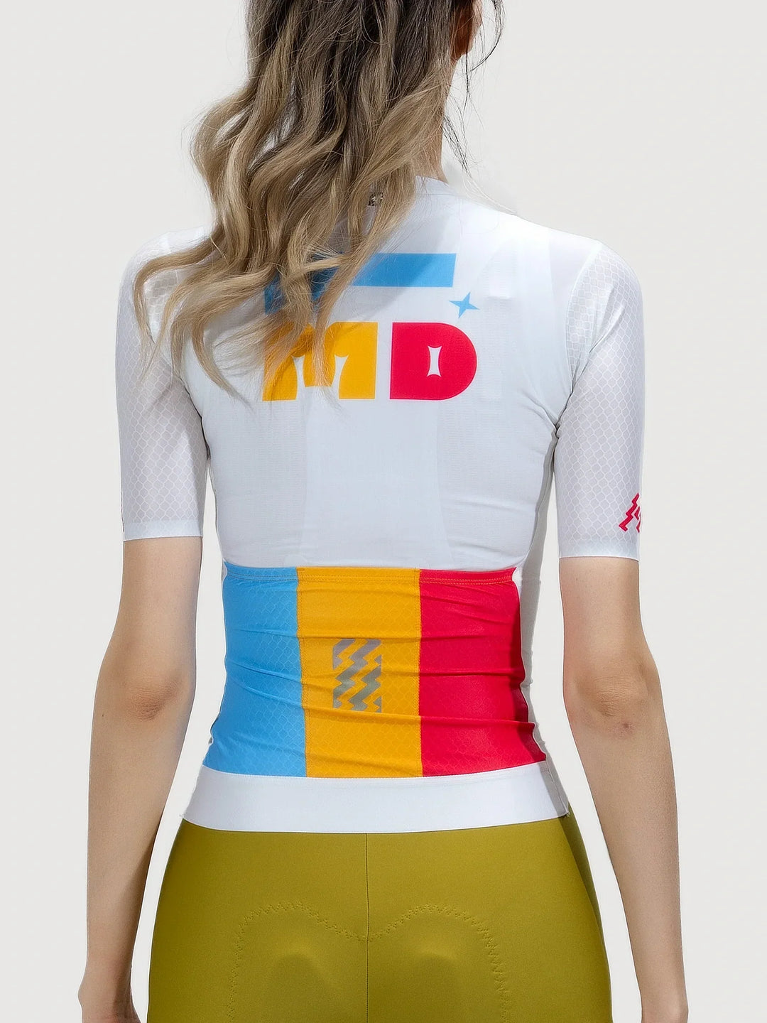 Mirage Unisex Cycling Jersey - White
