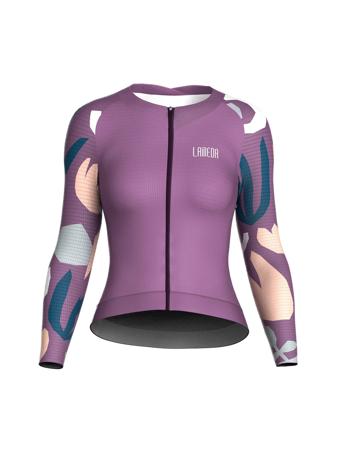 Neon Women Cycling Jersey Long Sleeve - Cardamom Purple