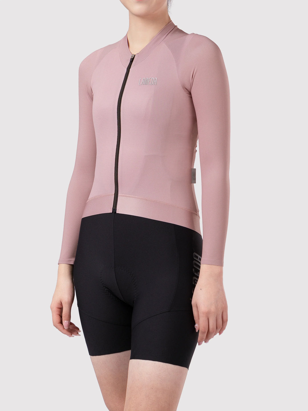 Neon Women Cycling Jersey Long Sleeve -Neon Pink