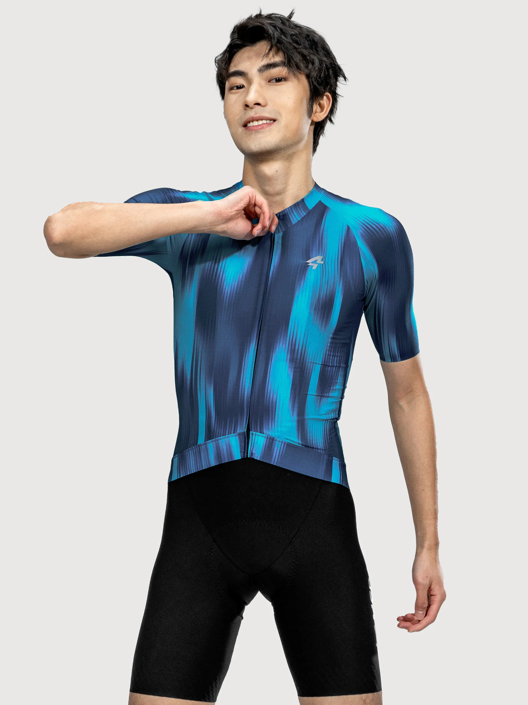 Silhouette Men Cycling Jersey - Halo Blue