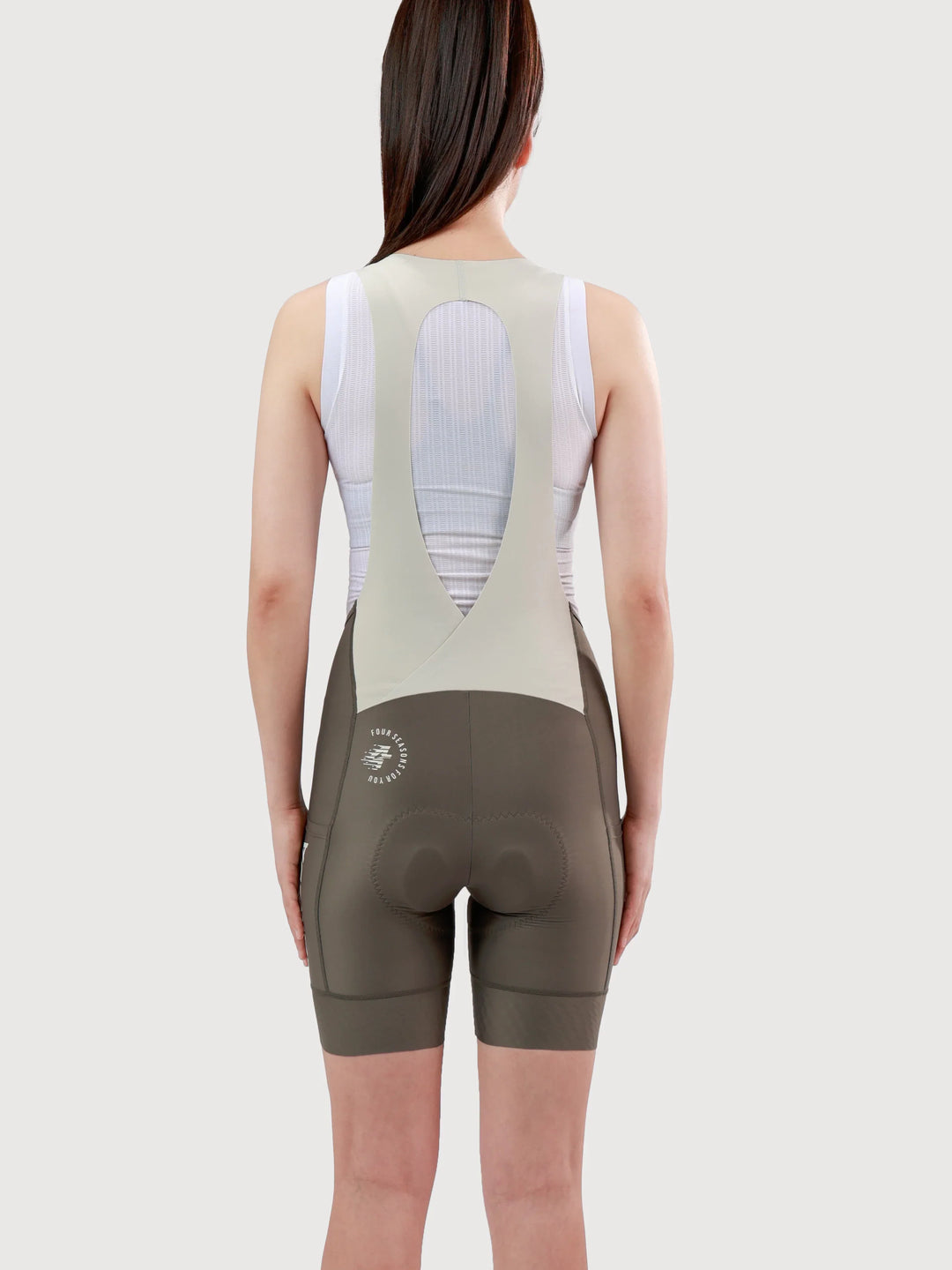 Soothe Women Cycling Bib Shorts - Gray Green