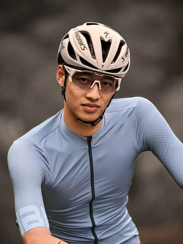 Photochromic Cycling Sunglasses LS350 - White Anti-Fog+