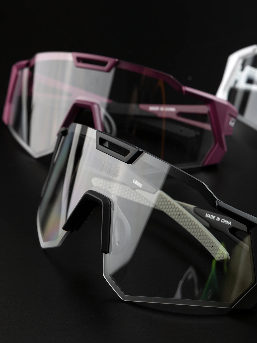 Photochromic Cycling Sunglasses LS350 - Purple