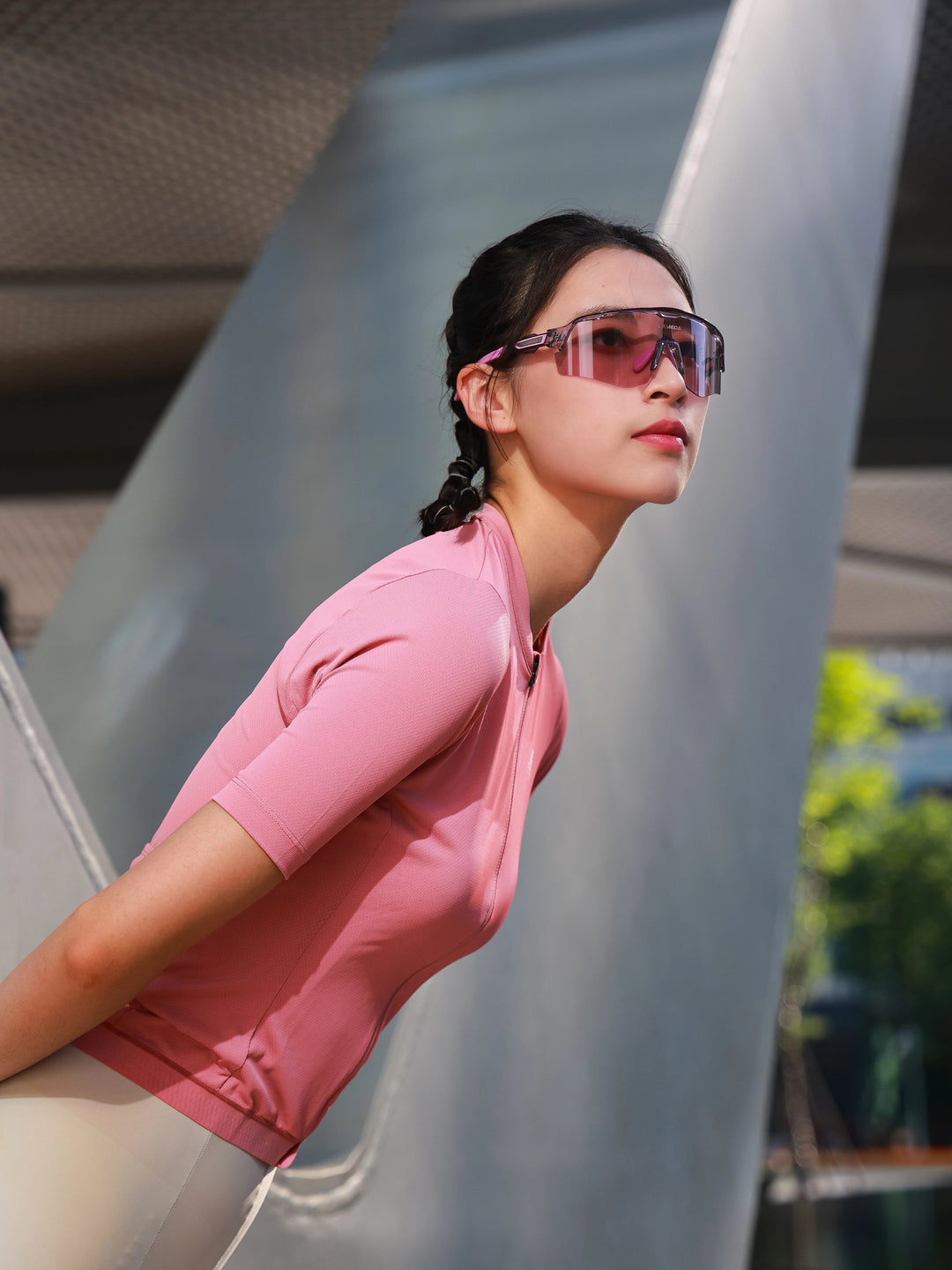 Photochromic Cycling Sunglasses LS550 - Pink