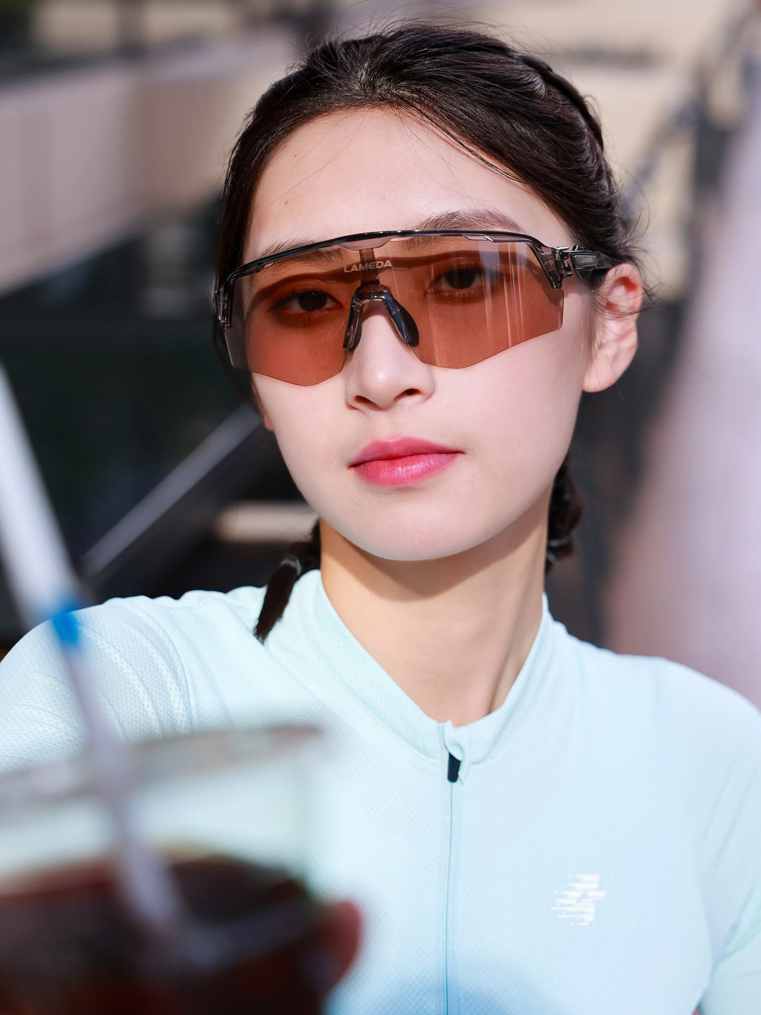 Photochromic Cycling Sunglasses LS550 - Gray