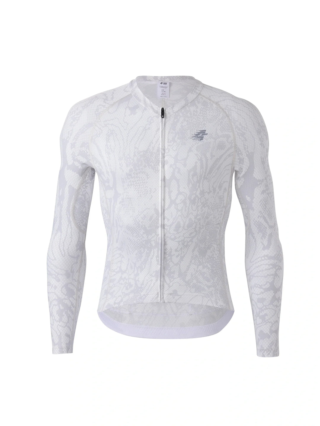 Men's Basic Cycling Jersey 2025SSXX590LS - White Snake