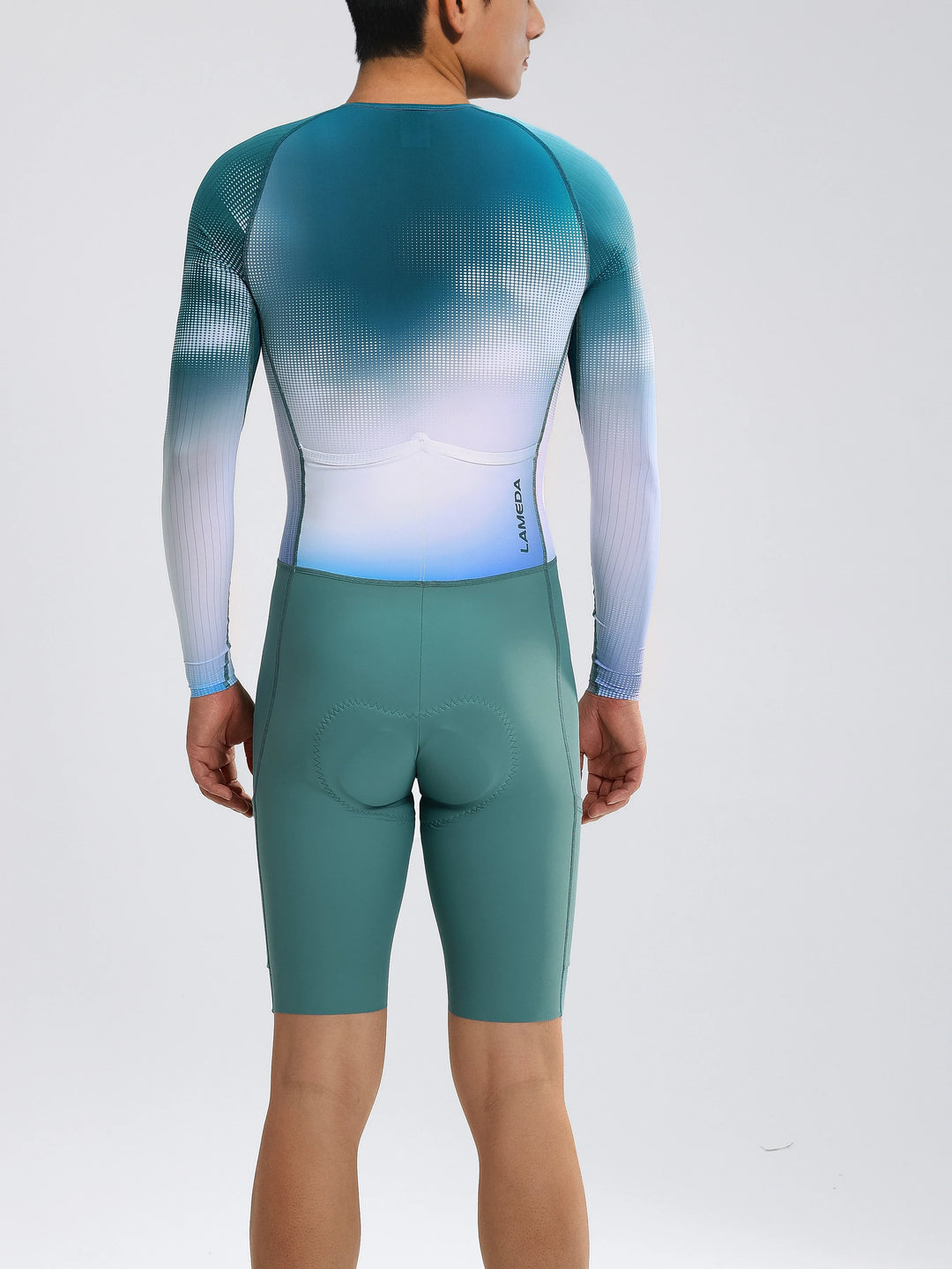 Men's Pro Cycling Skinsuit 2025SSS610 - Green