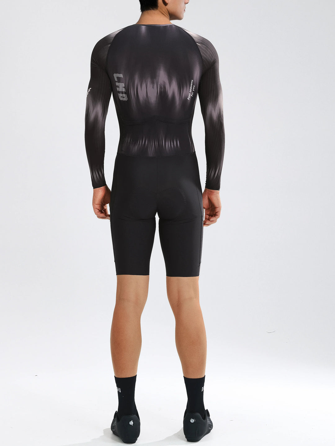 Men's Pro Cycling Skinsuit 2025SSS610 - Black