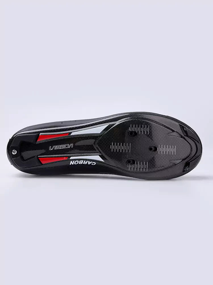 Hank Unisex Carbon Fiber Cycling Cleat Shoes - Black