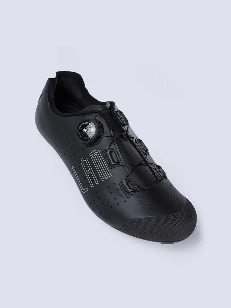 Hank Unisex Nylon Cycling Cleat Shoes - Black