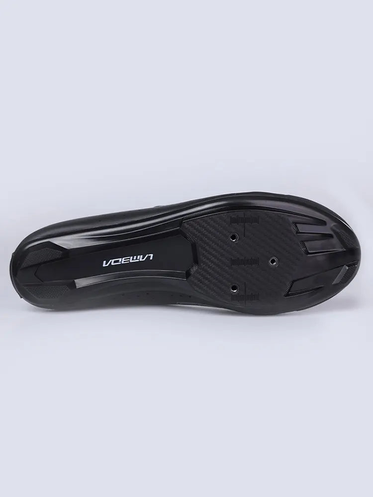 Hank Unisex Nylon Cycling Cleat Shoes - Black