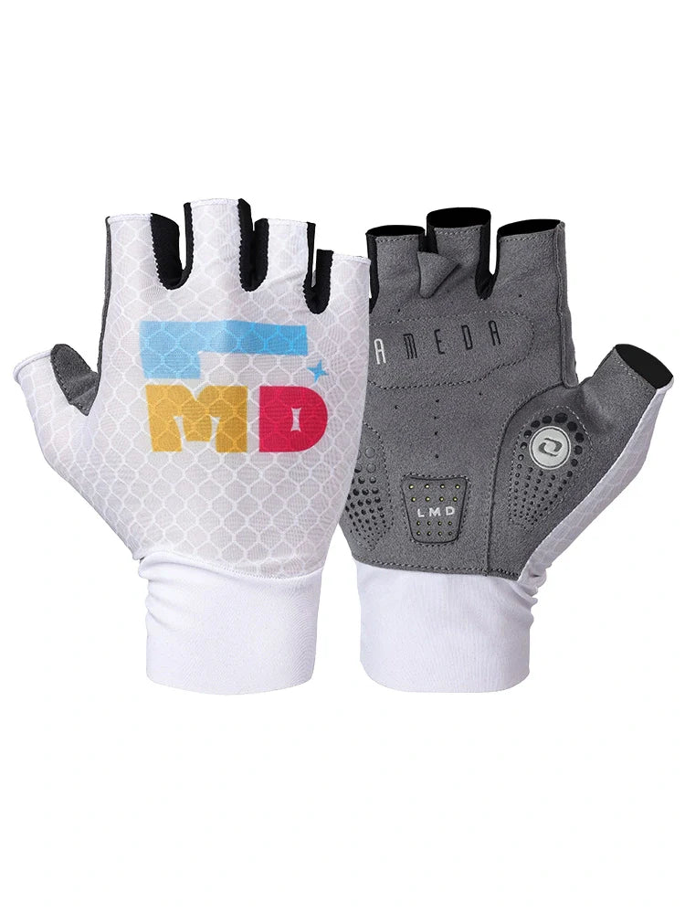 LMD Bike Gloves - White
