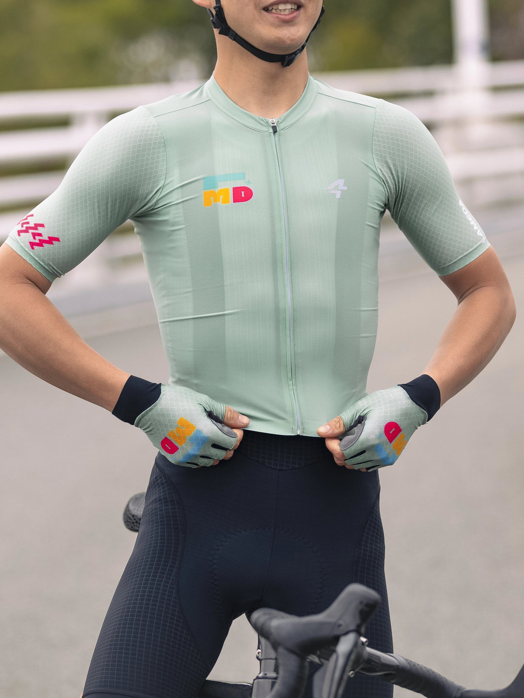 LMD Bike Gloves - Green