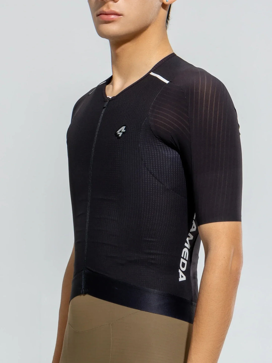 Men's Pro Cycling Jersey 2025SSS494 - Black