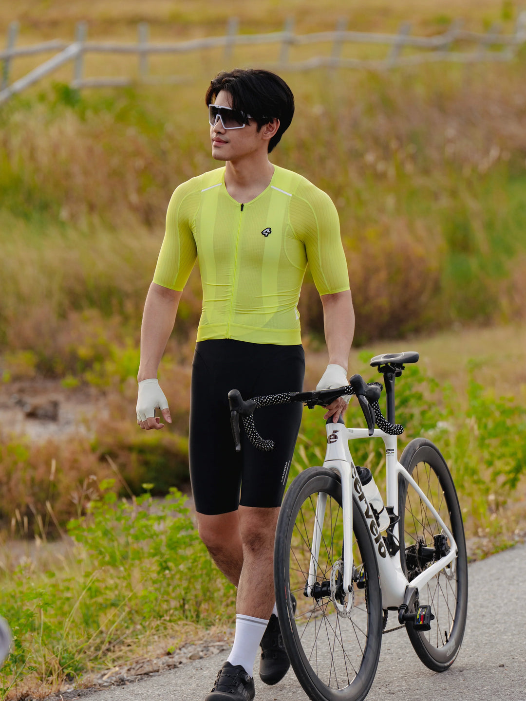 Men's Pro Cycling Jersey 2025SSS494 - Yellow